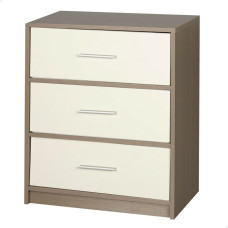 Max Home Nightstand Max Home White Grey 58 x 70 x 30 cm