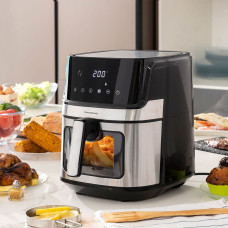 Innovagoods Air Fryer InnovaGoods Fryinn View 6500 Black 1700 W 6,5 L Stainless steel