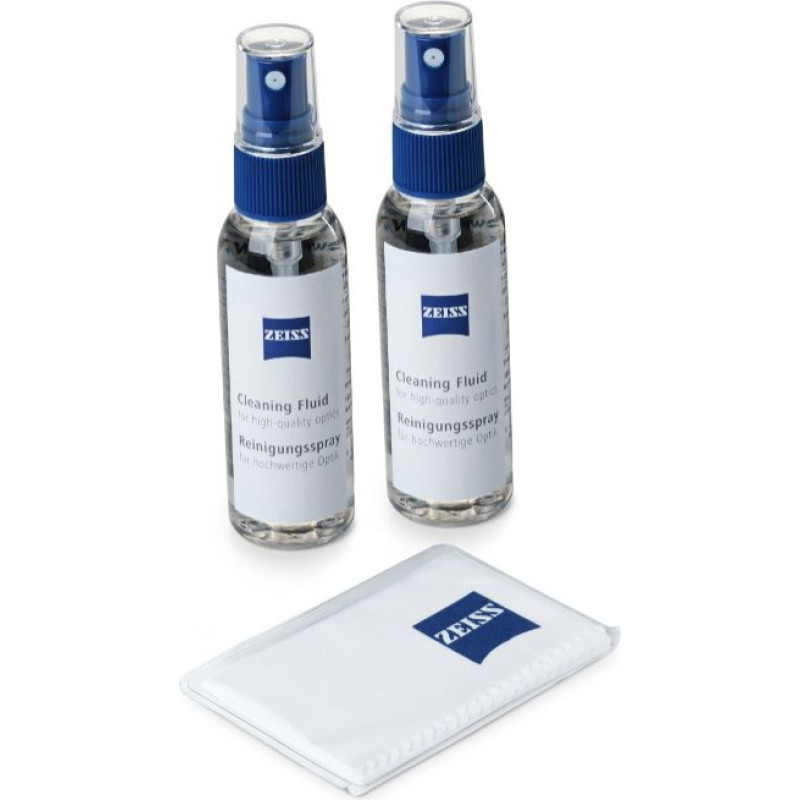 Zeiss Zestaw Spray + Mikrofibra, 2x 60ml, 1x 18x18 cm (2096-686)