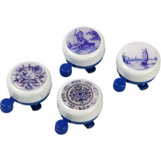 Widek Dzwonek rowerowy WHITE COLLECTION DELFT BLUE mix kolorów pudełko 12szt. (WDK-002712)