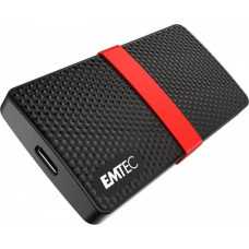 Emtec Dysk zewnętrzny SSD Emtec Portable X200 512GB Czarno-czerwony (ECSSD512GX200)