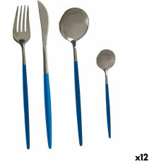 Kinvara Cutlery Set Blue Silver Stainless steel (12 Units)