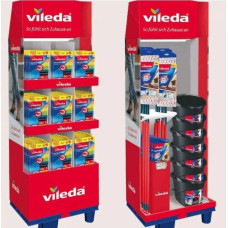 Vileda STAND VILEDA ZESTAW RĘKAWICE, ŚCIERKI, ZMYWAKI (1 KPL)