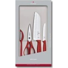 Victorinox Victorinox Swiss Classic Kitchen Set 4 tlg. red