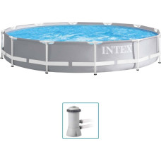 Intex Basen Prism Frame Premium z akcesoriami 366x76 cm
