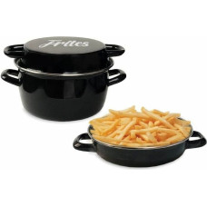 Baumalu Deep-fat Fryer Baumalu Black Enamelled Steel