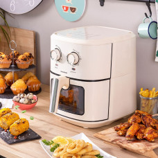 Innovagoods Air Fryer InnovaGoods Vynner Pro 6500 Cream 1700 W 6,5 L Stainless steel