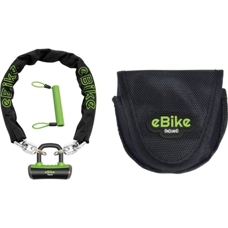 Onguard Zapięcie do e-bike ONGUARD Mastiff 8019E ŁAŃCUCH - 10mm*110cm - 5 x Klucze z kodem (NEW)
