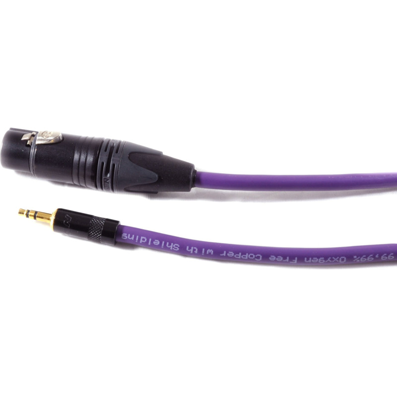 Melodika Kabel Melodika Jack 3.5mm - XLR 10m fioletowy