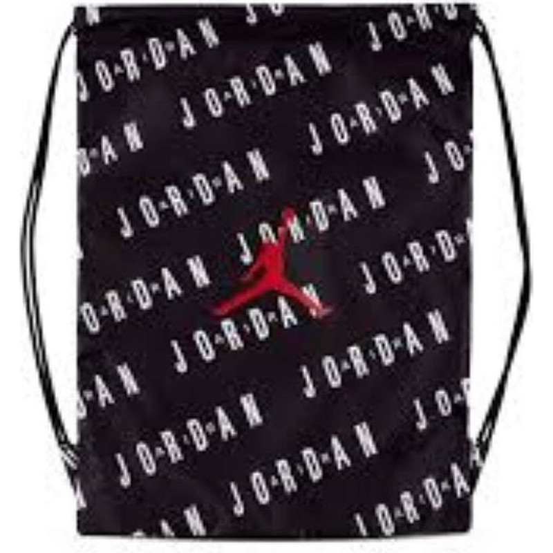 Jordan Backpack with Strings Jordan AIR GYM SACK DRAWSTRING 9A0745 023 Black One size