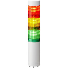 Patlite PATLITE Signalsäule LR4-302WJNW-RYG verkabelt LED weiss