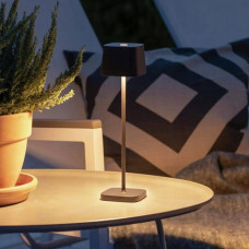 Konstsmide Lampa stołowa Konstsmide Konstsmide Capri Mini, Outdoor table lighting, Black, Aluminium, IP54, Patio, III