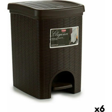 Stefanplast Pedal bin Stefanplast Elegance Brown Plastic 20 L (6 Units)