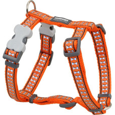 Red Dingo Dog Harness Red Dingo Bone Reflective 46-76 cm Orange