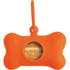 United Pets Pet Bag Dispenser United Pets Bon Ton Neon Dog Orange (8 x 4,2 x 5 cm)