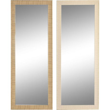 Home Esprit Wall mirror Home ESPRIT Brown Natural Scandi 74 X 2 X 194 cm (2 Units)