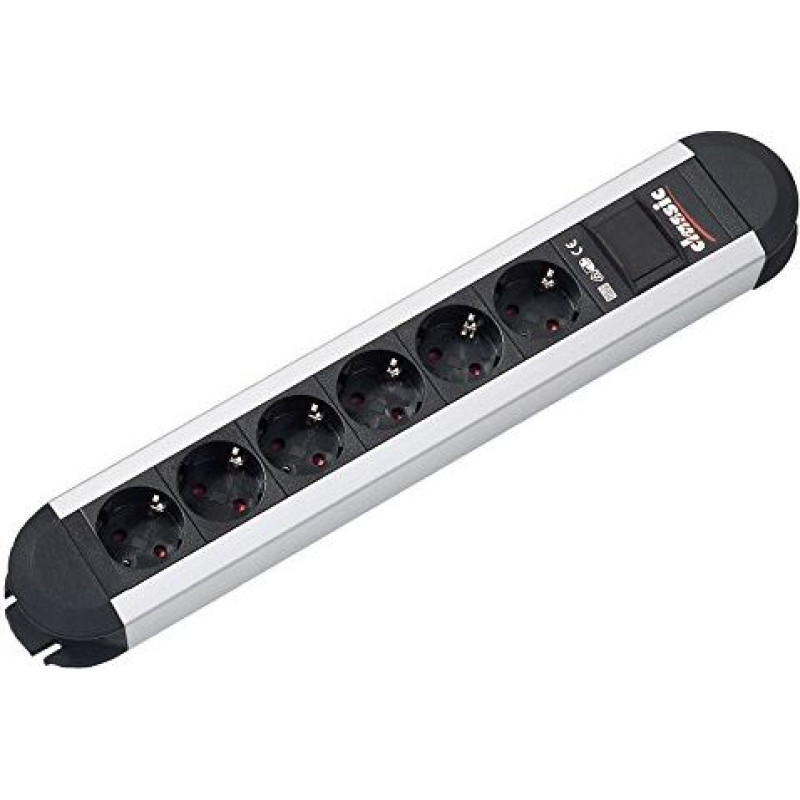 Bachmann Listwa zasilająca Bachmann Bachmann PRIMO 331.010 - black / silver - 6 port