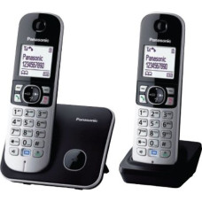 Panasonic Telefon stacjonarny Panasonic KX-TG6812PDB Czarno-srebrny