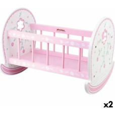 Woomax Cradle for dolls Woomax 2 Units 47 x 35 x 35 cm