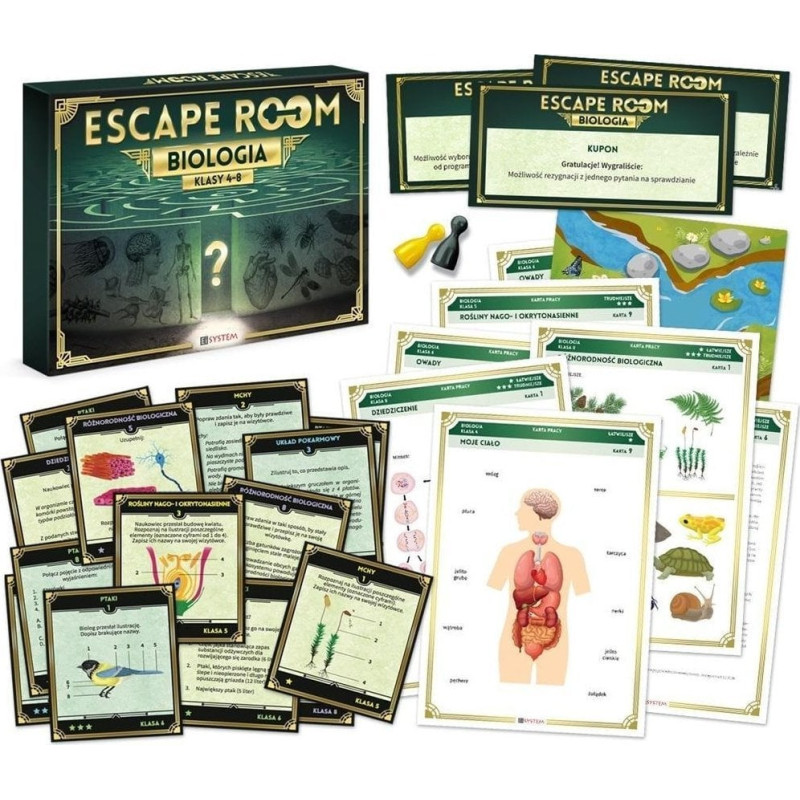 Ei System Gra escape room. Biologia