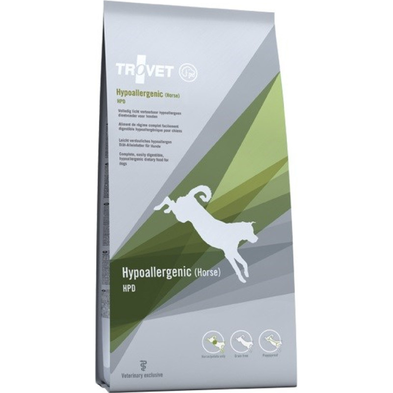 Trovet Hypoallergenic HPD Horse - dry dog food - 3kg