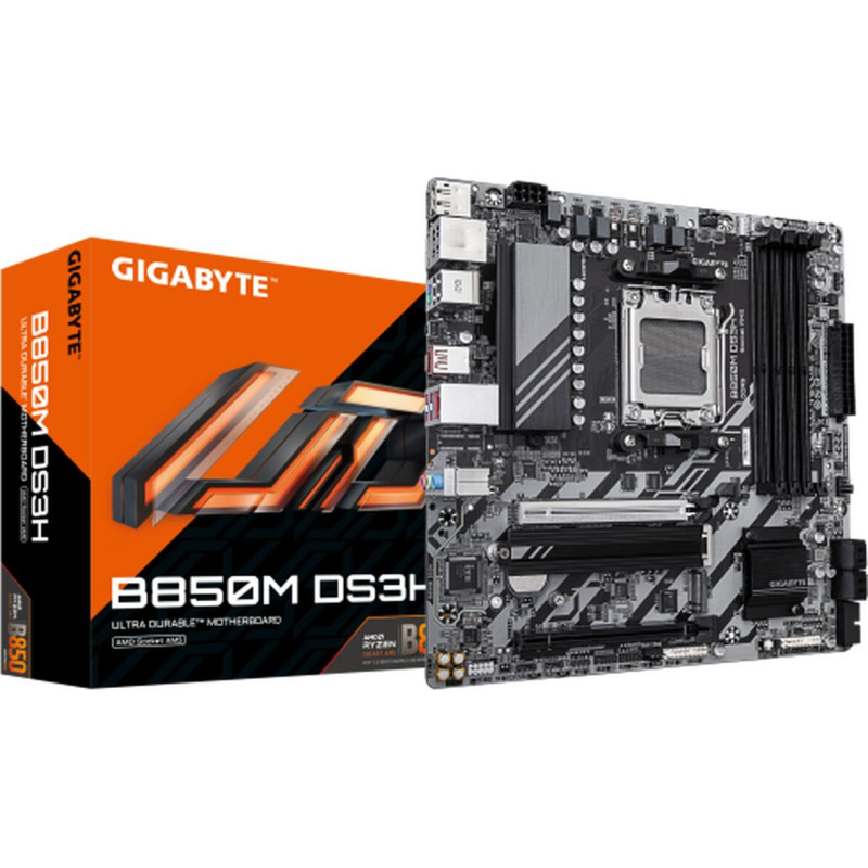 Gigabyte Motherboard Gigabyte B850M DS3H AMD AMD AM5