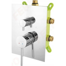 Ferro FIESTA BOX bateria podtynkowa natryskowa 2-funkcyjna, chrom