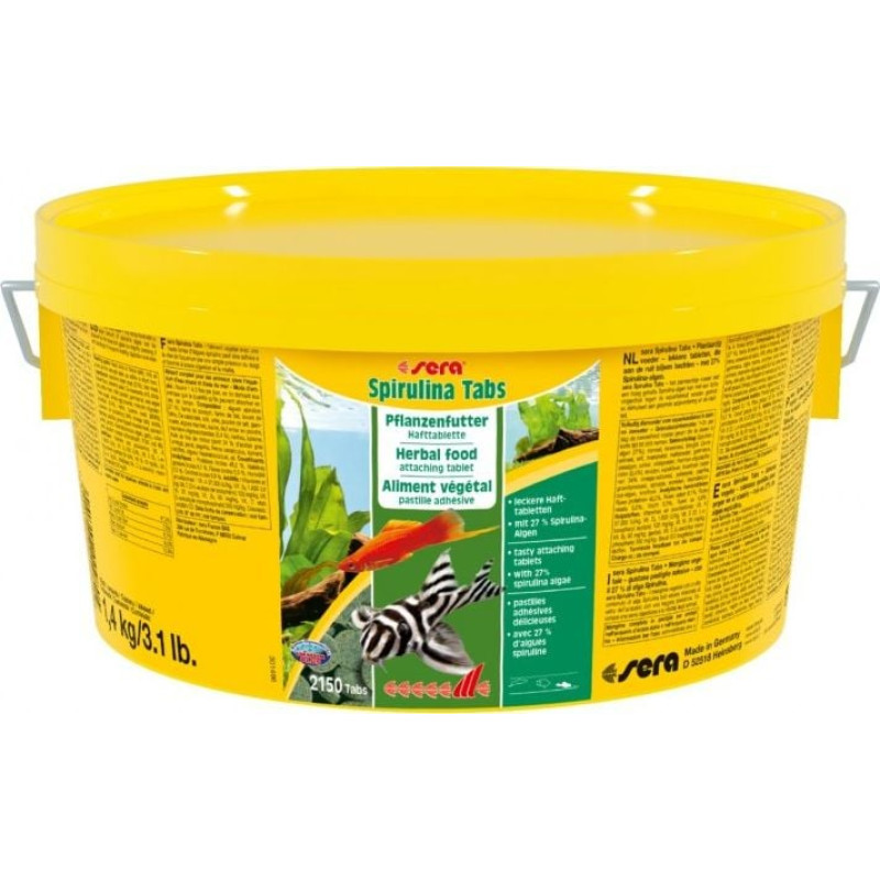 Sera Spirulina Tabs Nature, 1,4 kg - pokarm roślinny