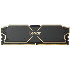 Lexar 32GB Kit (2x16GB) THOR DDR5 6000 CL38 1.3V Memory with heatsink and RGB lighting, Black Color, Dual pack