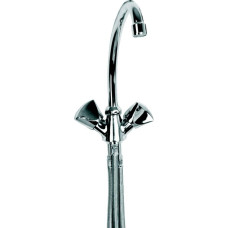 Biawar Bateria wodna podumywalkowa do ogrzewaczy chrom