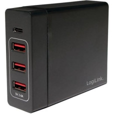 Logilink Ładowarka LogiLink 4x USB-A 2.4 A (PA0122)