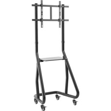 Techly Stojak mobilny Techly 37''-80'', 80kg z półką