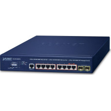Planet Switch Planet PLANET 2Port GE 802.3bt + 6Port GE 802.3at + 2Port 1000X SFP
