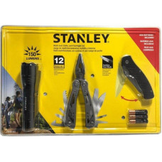 Stanley MULTI-TOOL 12w1+nóż składany+latarka 150lm