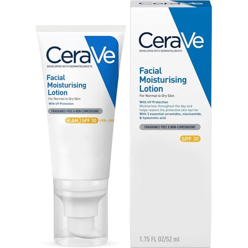 Cerave Moisturizing Facial Lotion CeraVe Spf 30 52 ml