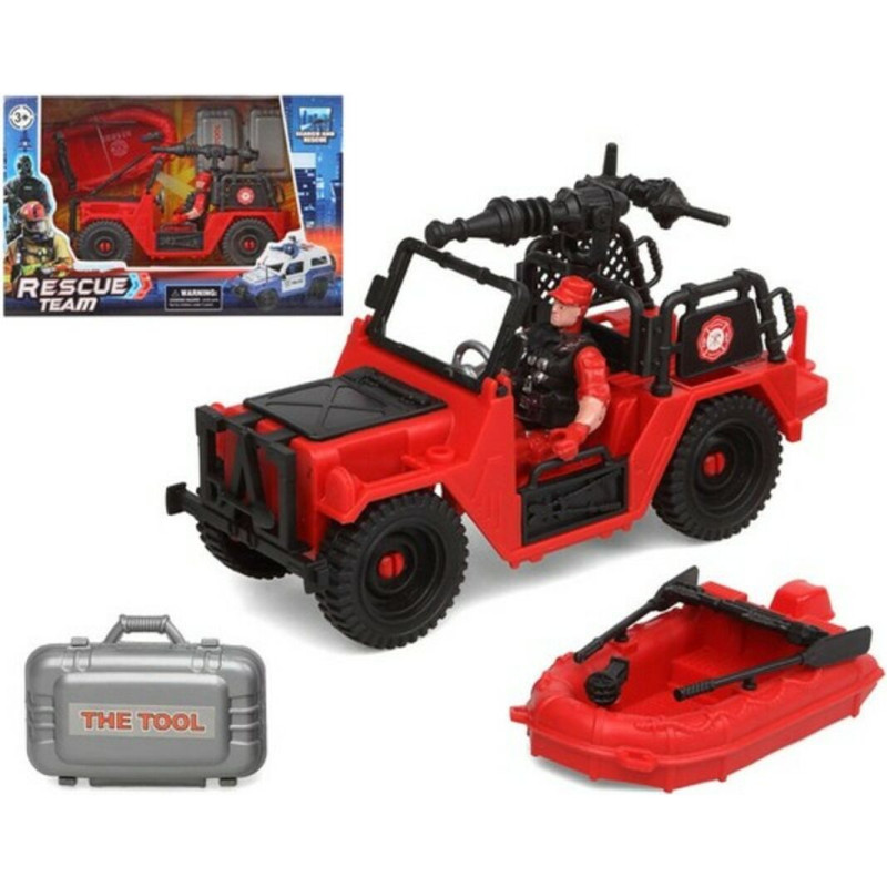 Bigbuy Fun Vehicle Playset Firefighters Rescue Team 28 x 18 cm