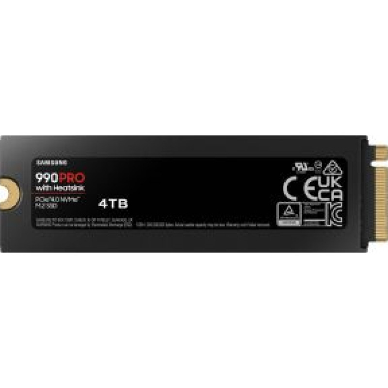 Samsung 990 PRO with Heatsink PCIe 4.0 NVMe M.2 4TB