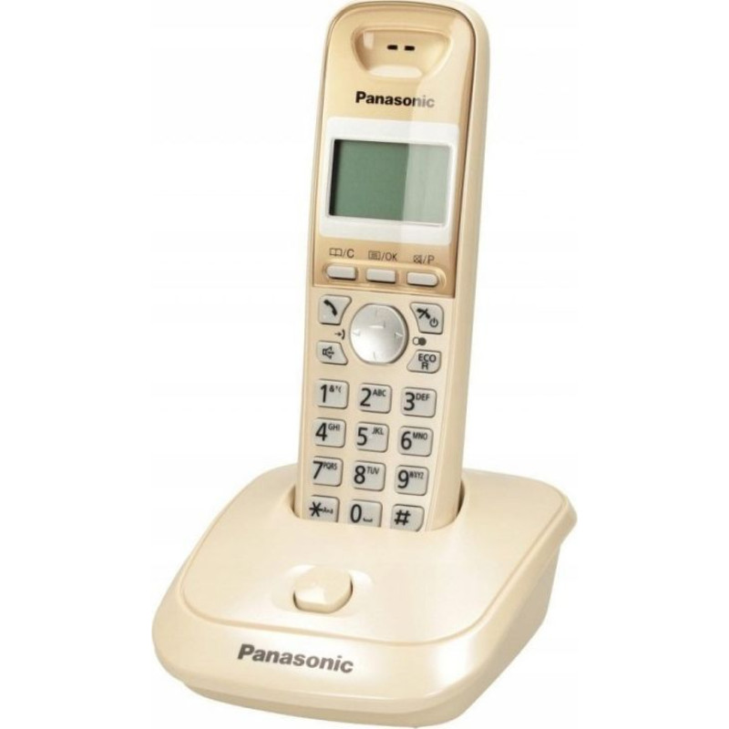 Panasonic Telefon stacjonarny Panasonic KX-TG2511PDJ Złoty