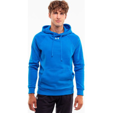 Under Armour Bluza z kapturem kangurka męska Under Armour Rival Fleece Hoodie niebieska 1379757 406 M