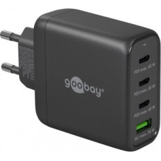 Goobay Ładowarka Goobay Wieloportowa szybka ładowarka USB-C PD (68 W), czarny