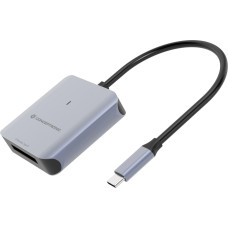 Conceptronic BIAN08G czytnik kart USB 3.2 Gen 2 Type-C Szary