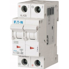 Eaton Wyłącznik nadprądowy 2P C 3A 10kA DC PL7-C3/2-DC 264897