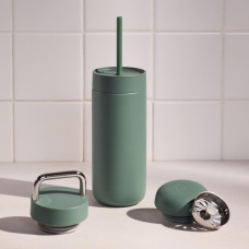 Fellow - Carter Move Mug 3 w 1 - Kubek termiczny + 3 nakrętki - Szałwiowy 473 ml