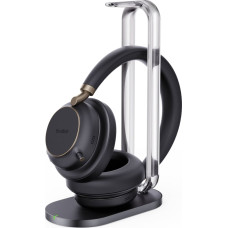 Yealink BH76 Plus + Charging Stand Teams USB-C/A Zestaw słuchawkowy Bezprzewodowy Opaska na głowę Połączenia/muzyka USB Type-C / USB Type-A Bluetooth Podstawka do ładowania Czarny