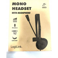 Logilink Słuchawki LogiLink Logilink Stereo-Headset, 1x 3,5-mm-Klinke Bügelmikro Eco-Box