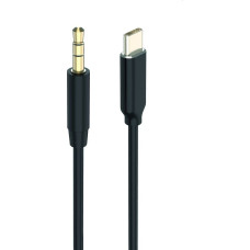 2GO Kabel USB 2GO 2GO Audiokabel AUX/MP3 für USB Type-C - Stereo 100cm schwarz