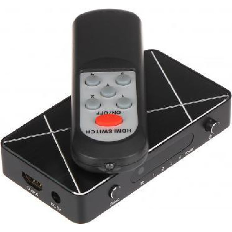 Noname System przekazu sygnału AV PRZEŁĄCZNIK HDMI-SW-4/1-2.0