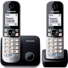 Panasonic Telefon stacjonarny Panasonic Czarno-srebrny