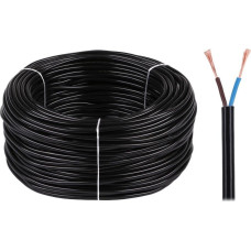 Elektrokabel Przewód Elektrokabel Kabel elektryczny OMY 2x0,75 300/300V czarny (1LL)