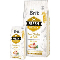 Brit Fresh 12 kg Adult Apple, Buckwheat, Chicken, Potato